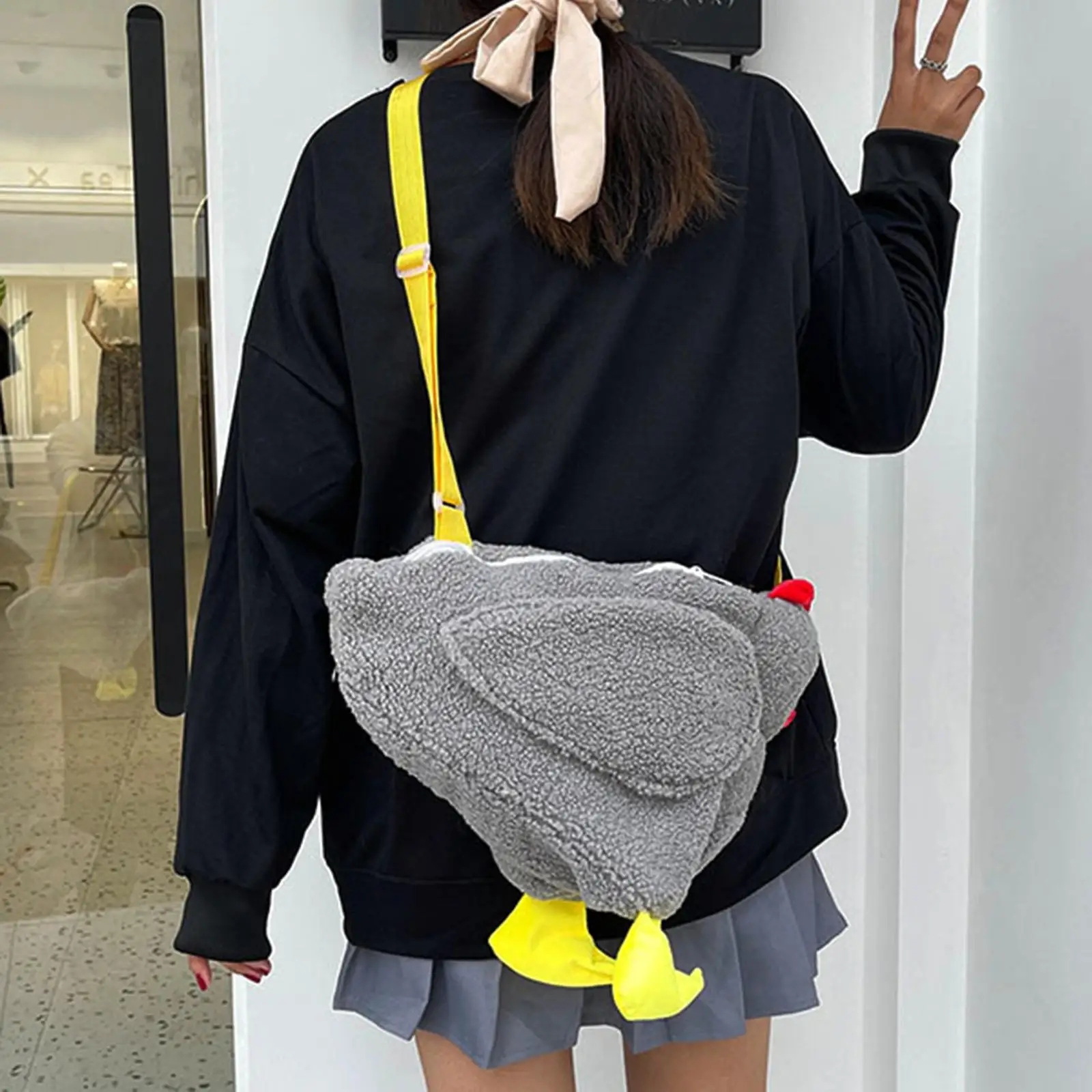 

Плюшевая сумка, роскошная флисовая сумка-мессенджер для подростков, дочери, подруги