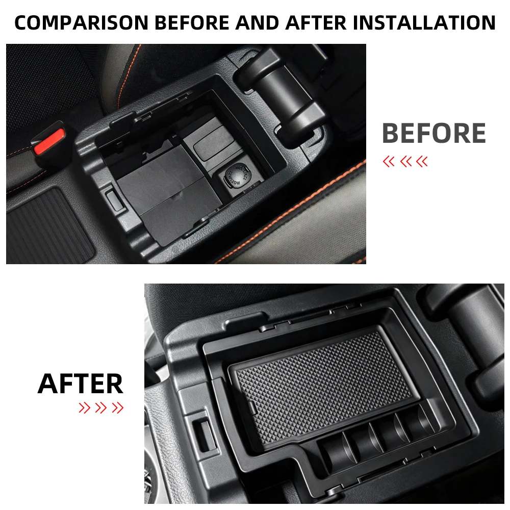 LHD Armrest Storage Box for Subaru XV Crosstrek 2012 - 2017 Impreza 2012 - 2016 Tray Holder Container Organizer Car Accessories