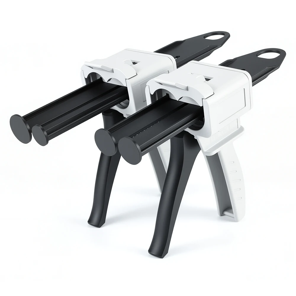 100ml 150ml Epoxy Mixing Dispensing Gun 1:1/2:1  Impression Mixing Dispensing Two-component  AB Gun of Epoxy Dual Cartridges