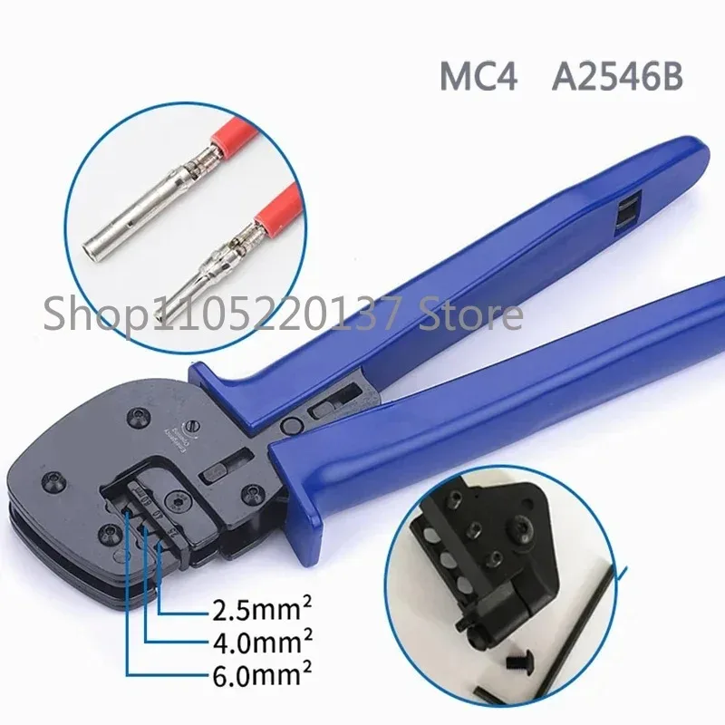 A-2546B Solar PV Connector Crimping Plier Ratchet Crimping Tool for Connectors Crimping Tools