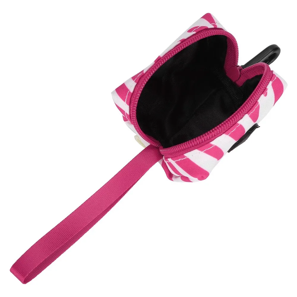 Oxford Cloth Pet Poop Bag Holder Lightweight Compact Dog Poop Bag Dispenser Durable Portable Pet Waste Bag Pouch