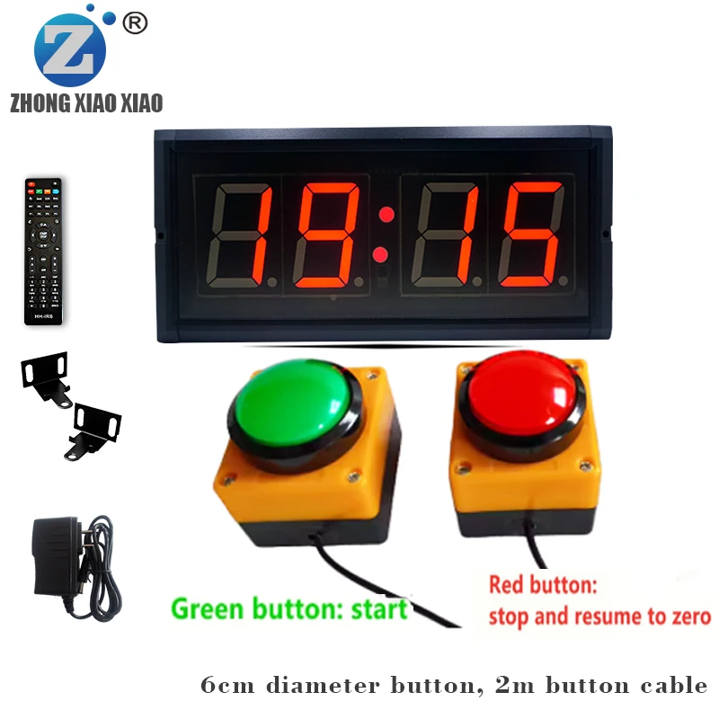 Competition Timer Set - Specific Stopwatch for Running Marathon Basketball Conference Football Referee Stand Handball