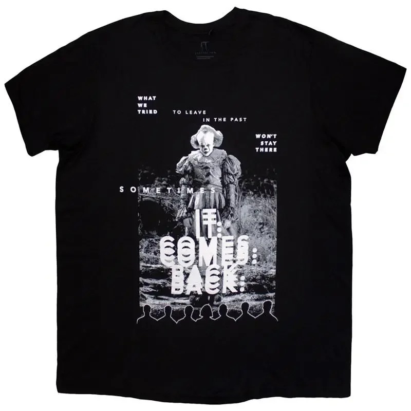 It Comes Back T Shirt Black New