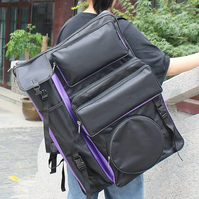 Art Portfolio Backpack Large Capacity Water Resistant Drawing Board Bag with Multiple Pockets for Sketching Supplies