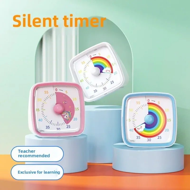 Timer Kids Self Discipline Device Visual Time Management Tool Primary School Students Study Homework Focus Aid Learning Clock