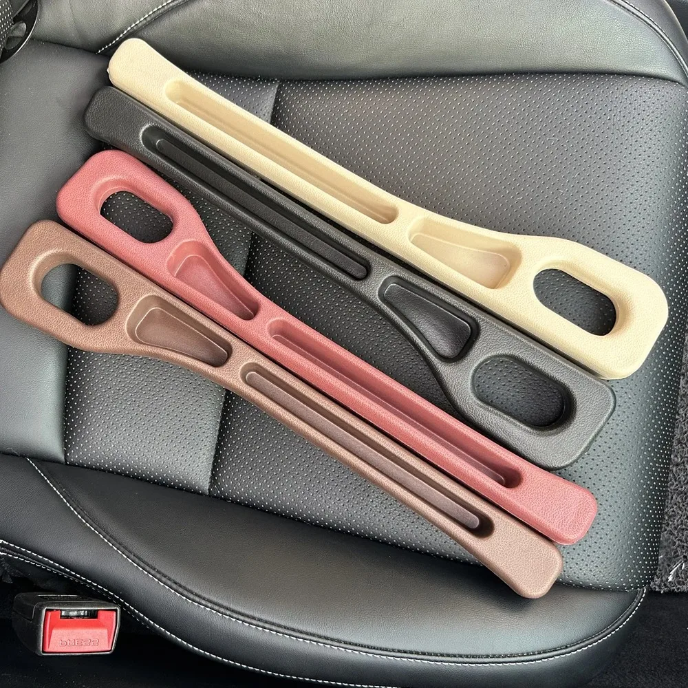 2Pcs Universal Car Seat Gap Filler Leak Proof Plug Strip Car Interior Phone Wallet Key Storage Organizer Car Interior Accessorie