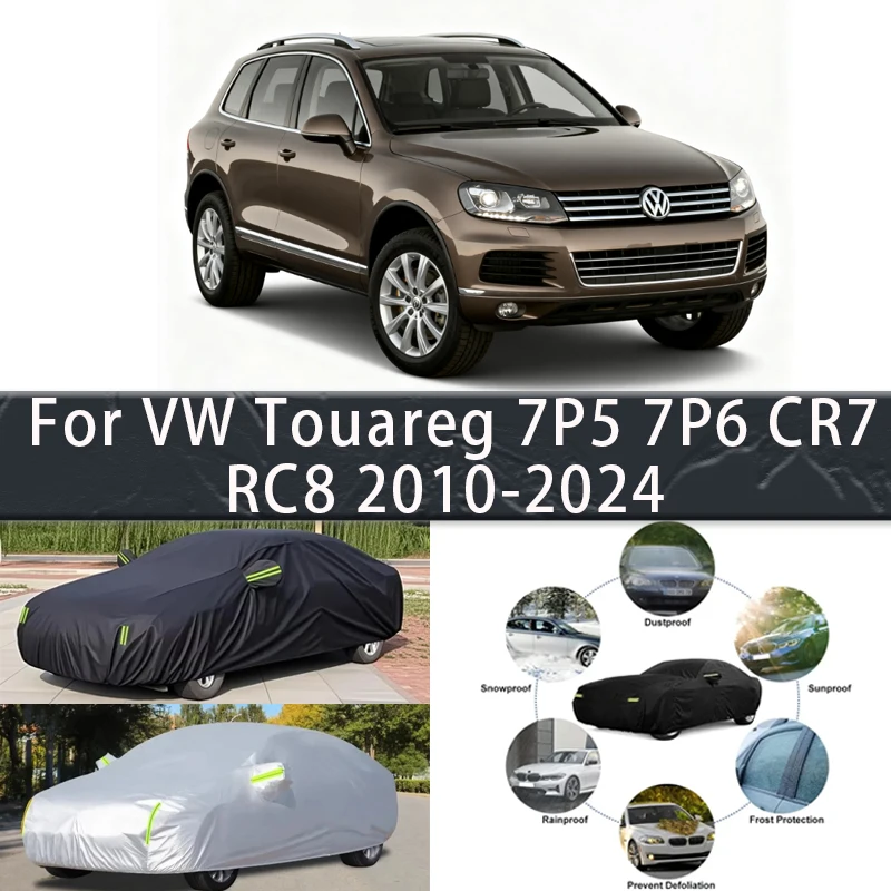 

For VW Touareg 7P5 7P6 CR7 RC8 2010-2024 Outdoor Protection Full Car Covers Snow Cover Sunshade Waterproof Dustproof Exterior