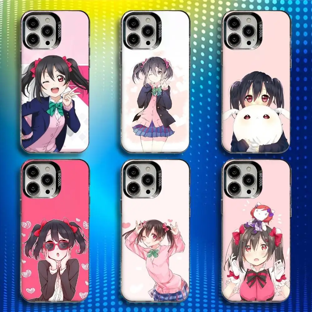

Love N-Nico Yazawa Anime Phone Case For iPhone 16,15,14,13,12,11,Mini,Pro,SE,MAX White Matte Shockproof Cover
