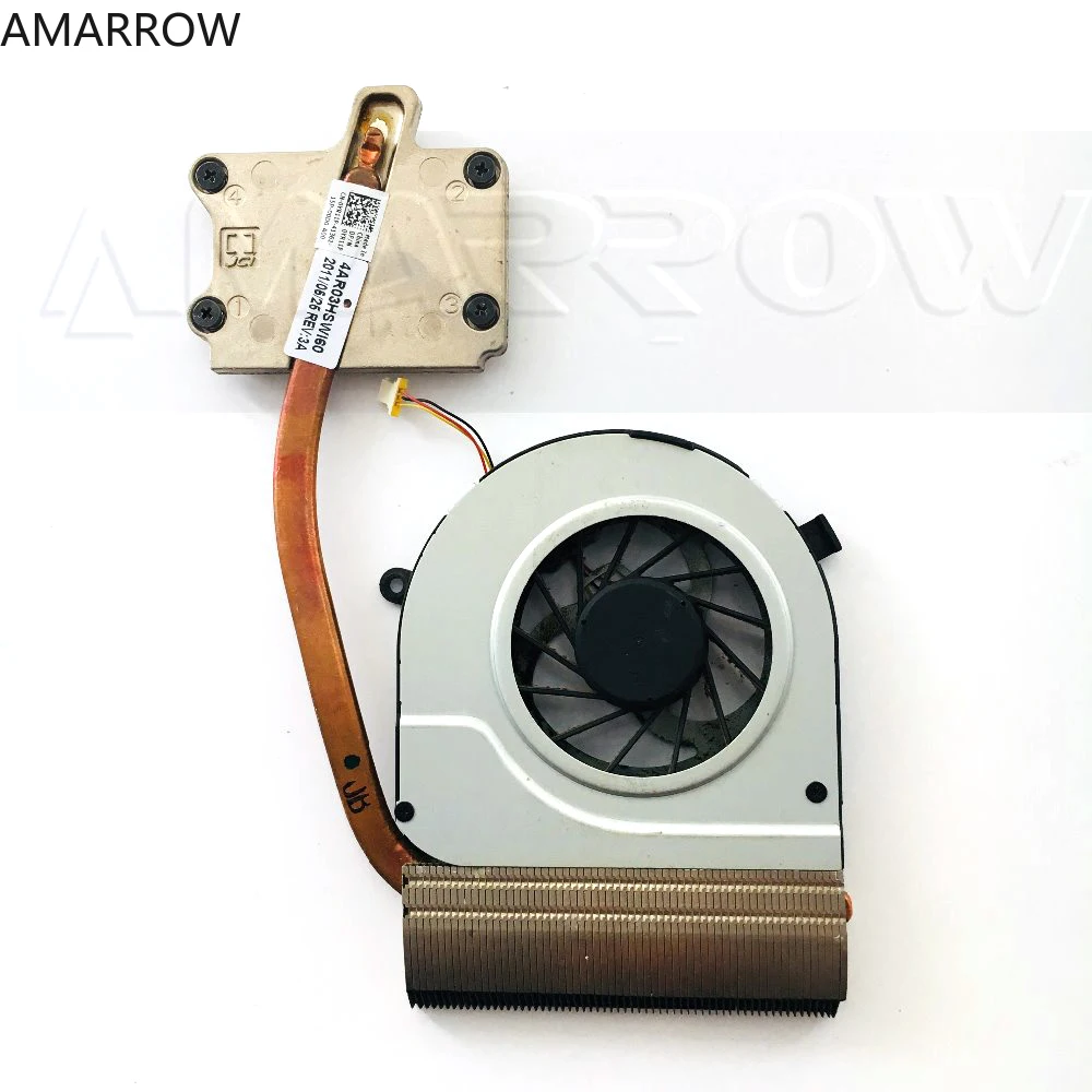 

Original laptop heatsink cooling fan cpu cooler For DELL N7110 3750 V3750 CPU heatsink 0YR11P