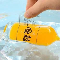 Custom Transparent Vinyl Waterproof Sticker Personalized Decal Text Name Image Photo White Clear Label Sticker for Birthday