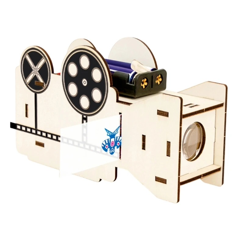 Simple Slide Projector Handcraft Set For Physics Optical Imaging Science Experiment Educational Toy For School Students F19E