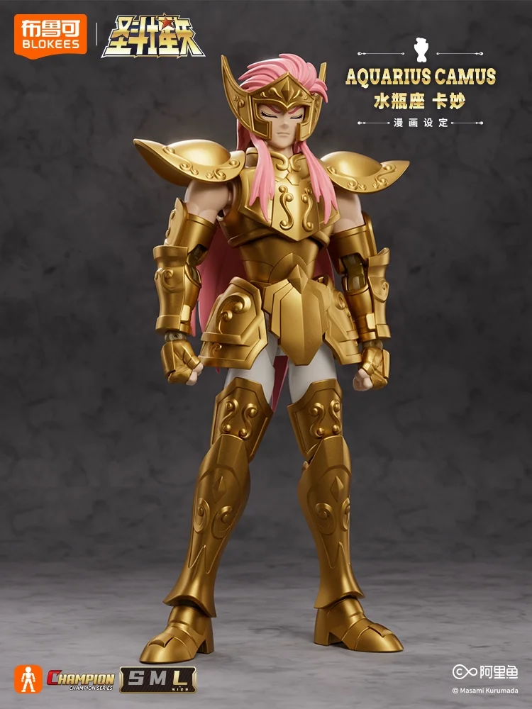 ฟิกเกอร์แอคชั่น นิว บล็อกกี้ส์ นักบุญยุทธ์ รุ่นแชมป์ ราศีกุมภ์ คามุส ราศีนกอินทรี ฮโยกะ ของเล่นประกอบโมเดล ชุดสะสมฟิกเกอร์