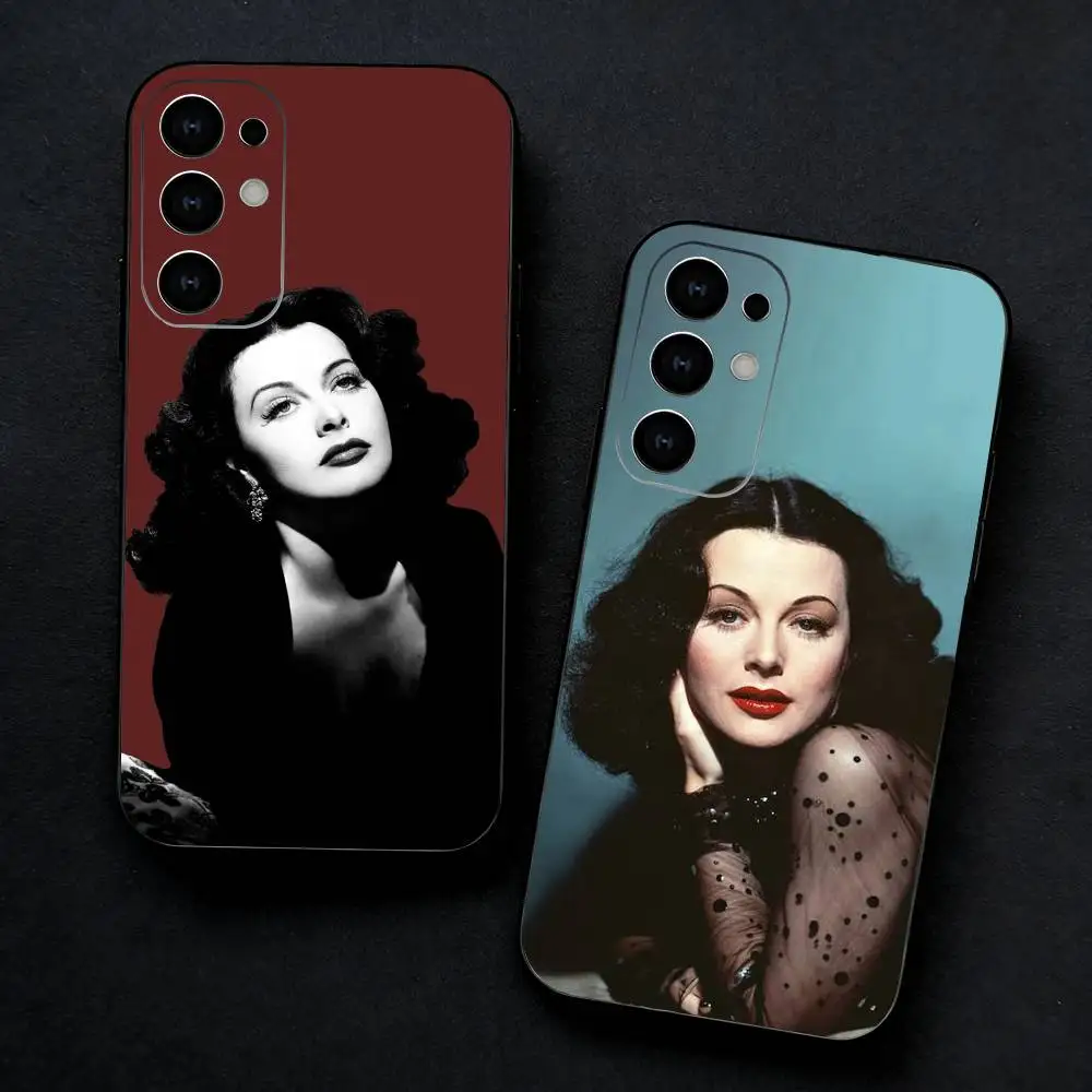 Actor Classic H-Hedy L-Lamarr  Phone Case For Samsung S25,S24,S23,S22,S21,S20,Ultra,Plus,FE Black Soft Cover