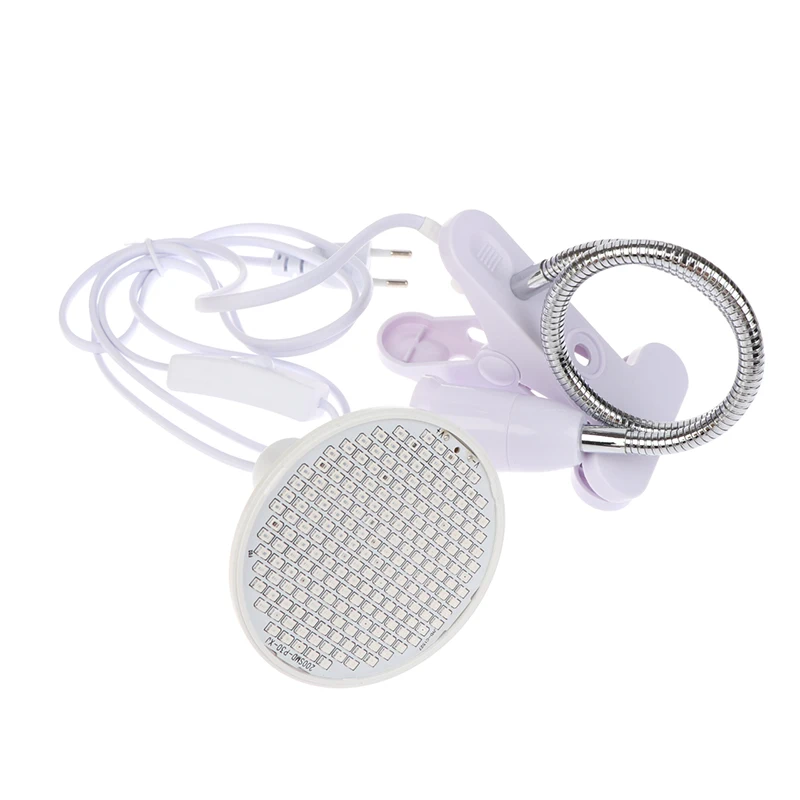 Led 660nm vermelho e 850nm perto infravermelho combo dispositivo de terapia para cuidados com a pele alívio da dor lâmpada de terapia de luz vermelha com clipe de lâmpada