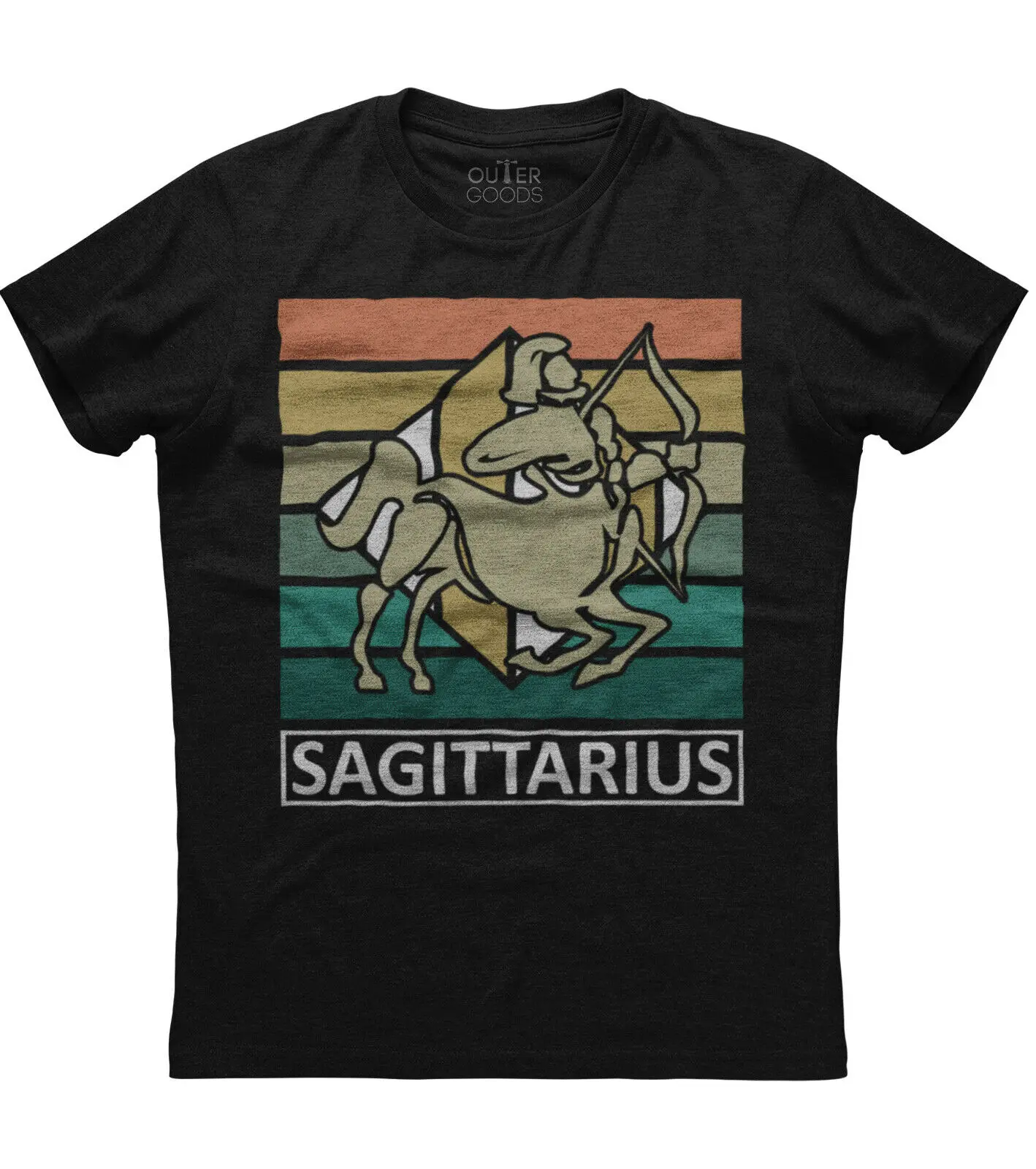 

Vintage Design Sagittarius Zodiac Sign Birthday Gift T-Shirt. Summer Cotton O-Neck Short Sleeve Mens T Shirt New S-3XL