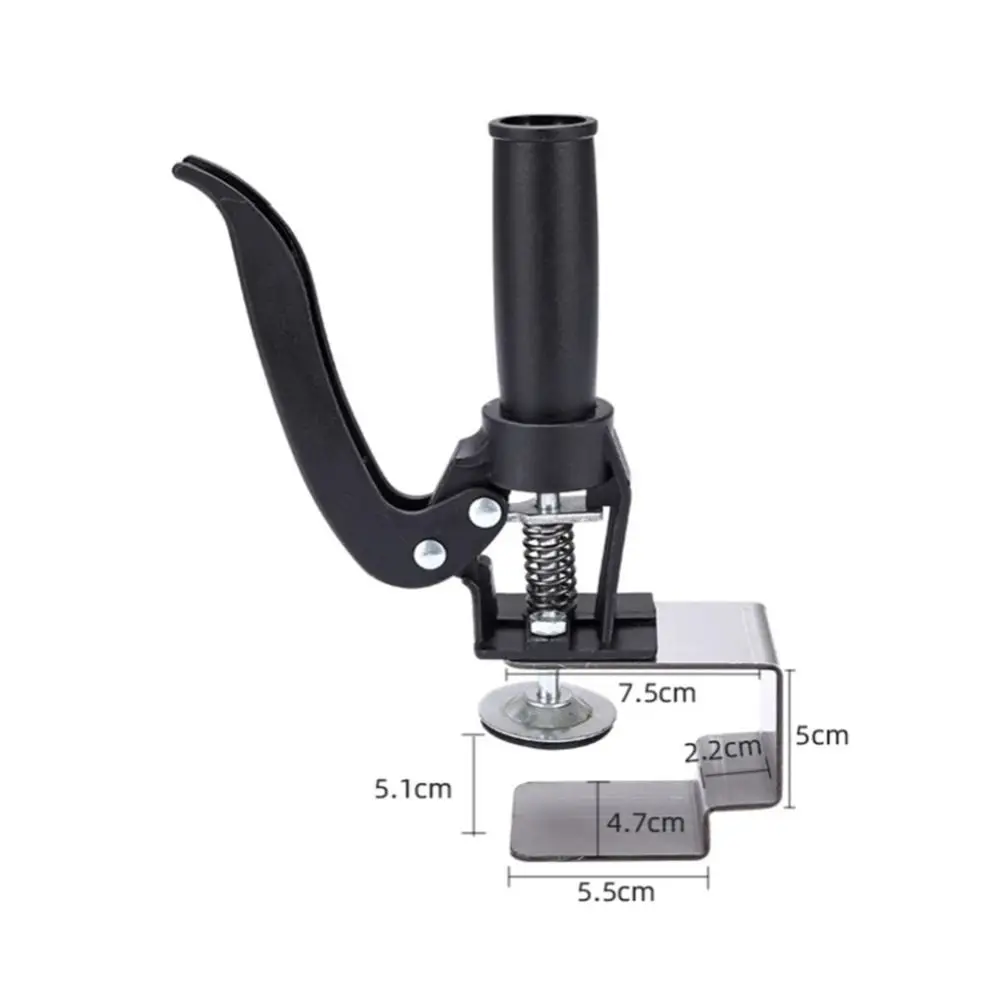 

Stainless Steel Drawer Panel Clips Quick-Release Home Furniture Accessories Fixed Clamp Black Woodworking Jig Detachable Clip