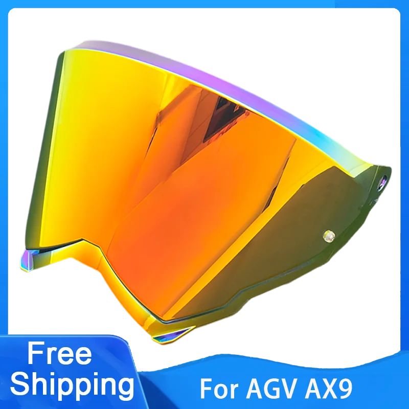 

AX9 Motorcycle Helmet Visor Lens For AGV AX9 Replace Anti-UV Anti-Scratch Dustproof Wind Shield Motorcycle Helmets Equipments