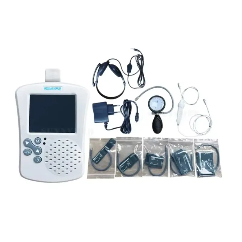 Vet Vascular Doppler With Touch Screen Including Animal Sphygmomanometer and Blood Flow Meter