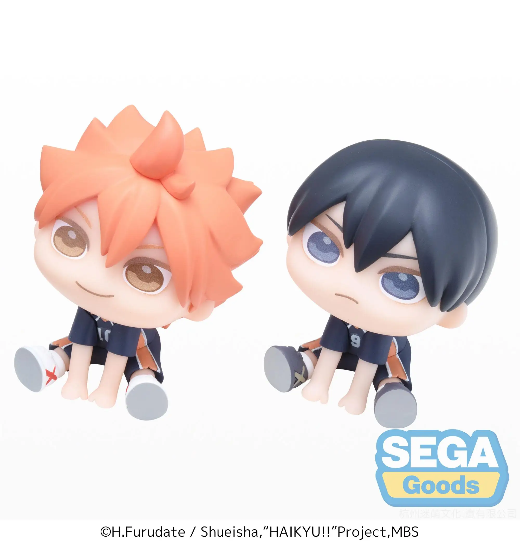 SEGA Haikyuu Anime QyuruMe Hinata Shoyo Kageyama Tobio Action Figures Model Figurine Original Figuarts Birthday Decoration 6cm