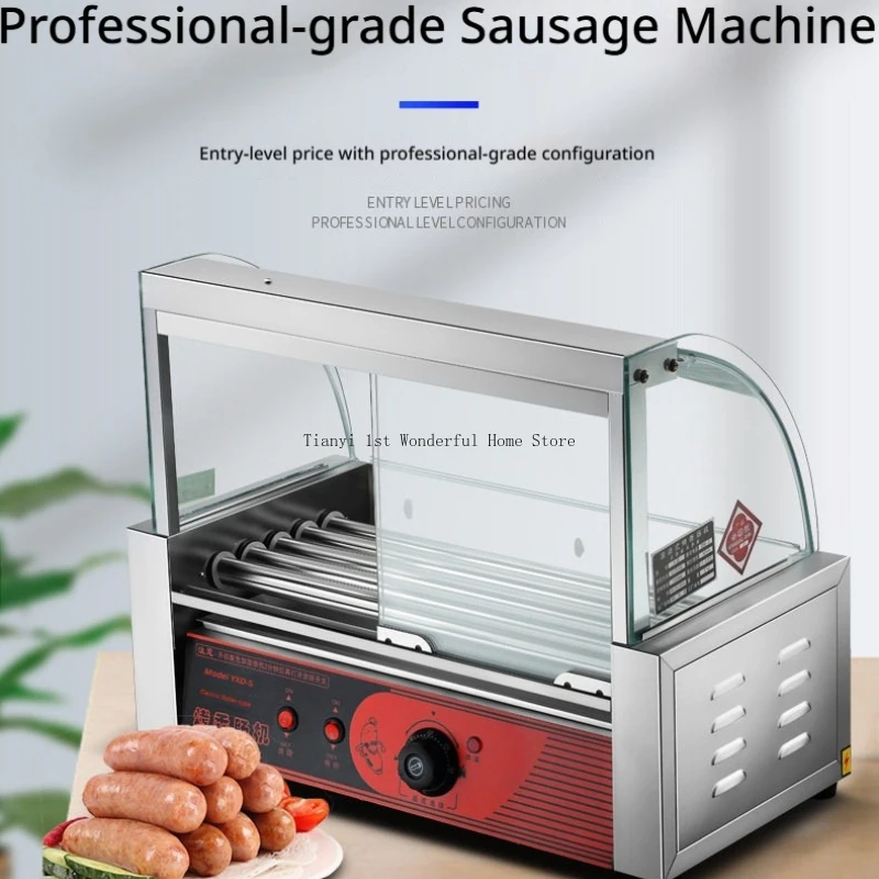Rolling Type Sausage Roller Commercial Electric Multifunctional Shop Sausage Roller Household Furniture Гриль-машинка MH40KCJ