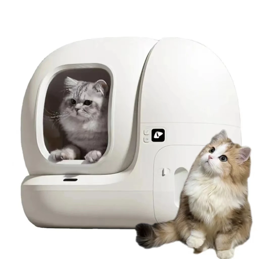 

Pura Max Popular Fully Enclosed Automatic Cat Litter Box Self-cleaning Smart Large Space Can Be OEM