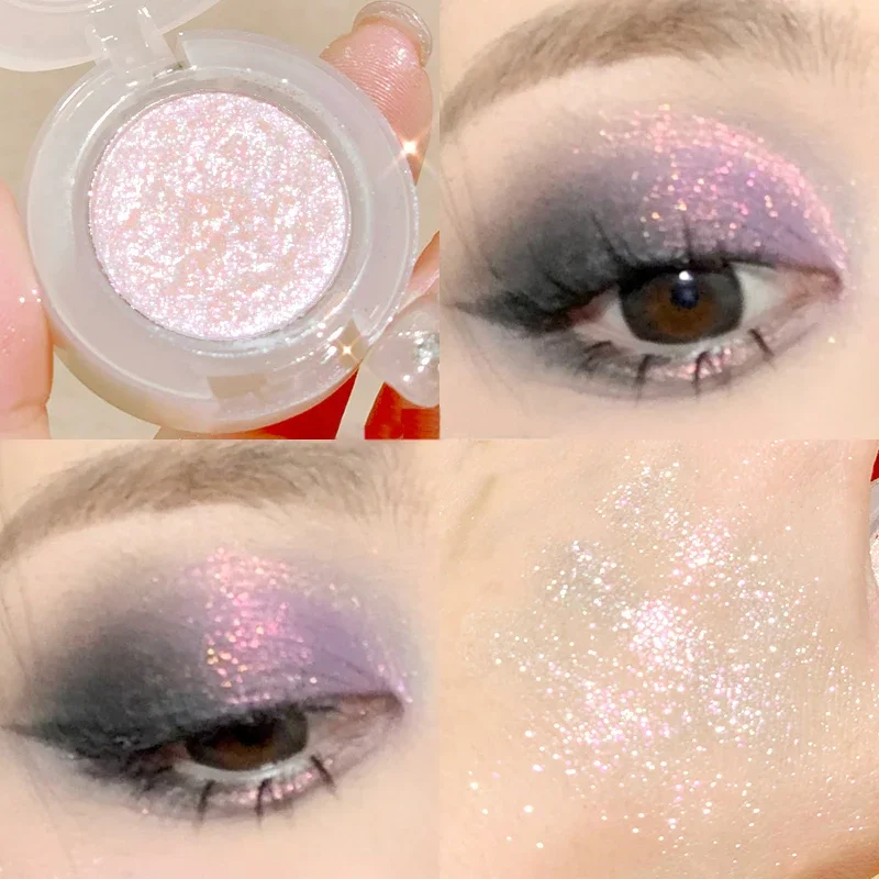 Peach Highlighter Eyeshadow Palette Diamond Glitter Mashed Potatoes Highlighter Gel Face Body Brighten Natural Contour Make up