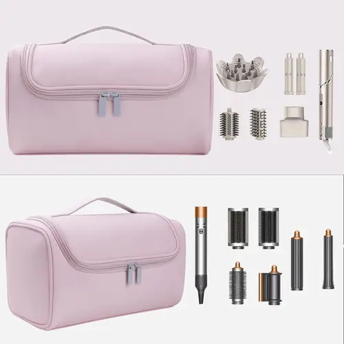 Imagen 2 del producto Bolsa portátil para secador de pelo, bolsa de almacenamiento Universal con protección a prueba de polvo, bolsas de viaje, bolsa organizadora, estuche de transporte para Dyson Airwrap