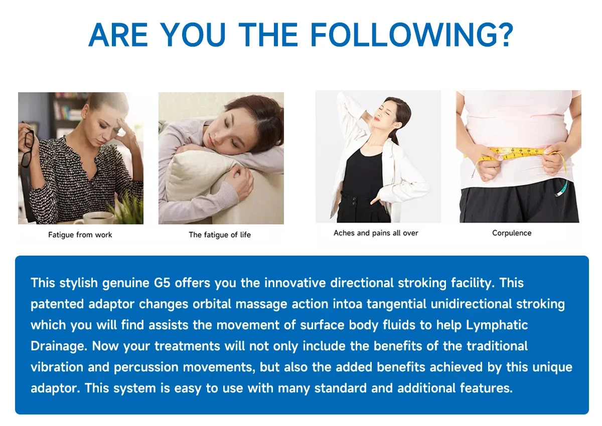 NEWGAGA   Vibrating Body  Fitness Cellulite  Reduce g8 Massage  Weight Loss Device