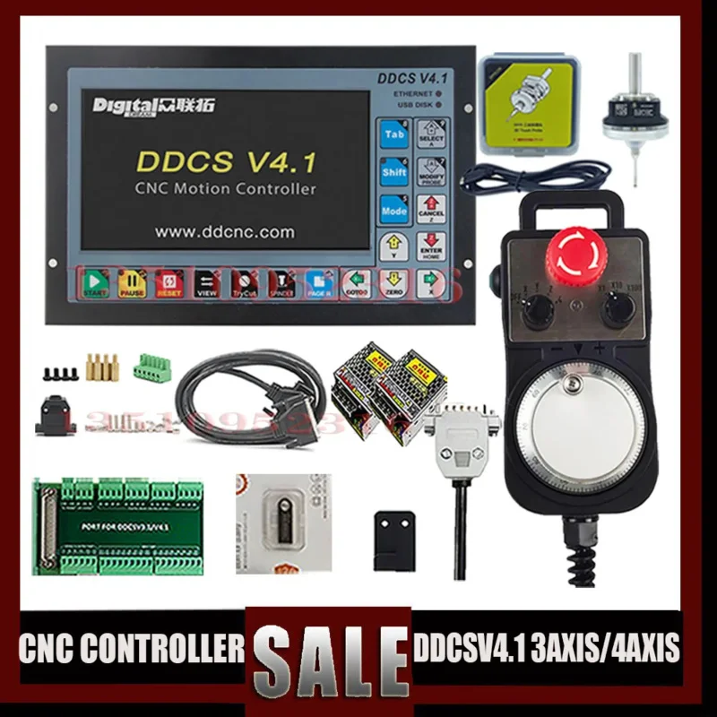 DDCSV3.1 New Upgrade DDCSV4.1 3/4 Axis CNC Off-Line Independent Controller Kit 3D Edge Finder For Carving Milling Machine