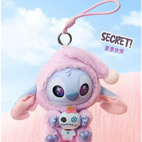 Factory Secret Lilo & Stitch Eat Something Before Sleep Series Plush Blind Box Vinyl Toy Cute Doll Mystery Pendant Decor Gift