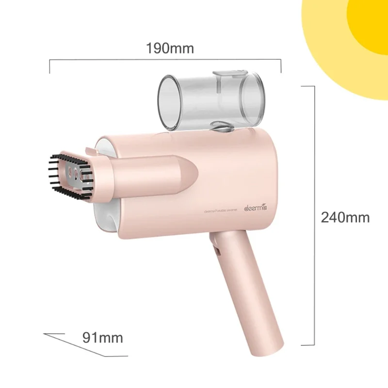 Deerma 220v ręczny parowiec do odzieży, przenośny żelazko parowe do użytku domowego, szczotka do ubrań urządzenia domowe parowiec do ubrań
