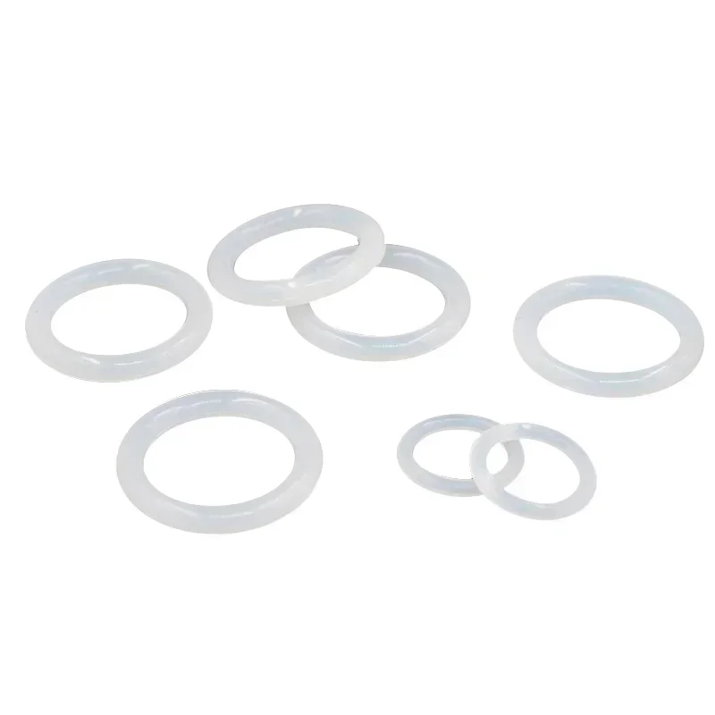 Thickness CS3mm White VMQ silicon Rubber O-rings Seals Gasket Washer temperature resistant Waterproof soft silicone ring #6
