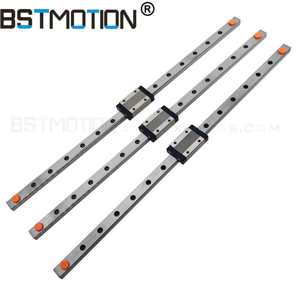 MGN7 MGN9 MGN12 Miniature Linear Guide Rail MGN7C MGN7H MGN9C MGN9H MGN12C MGN12H Linear Slide Carriage Block for CNC 3D Printer