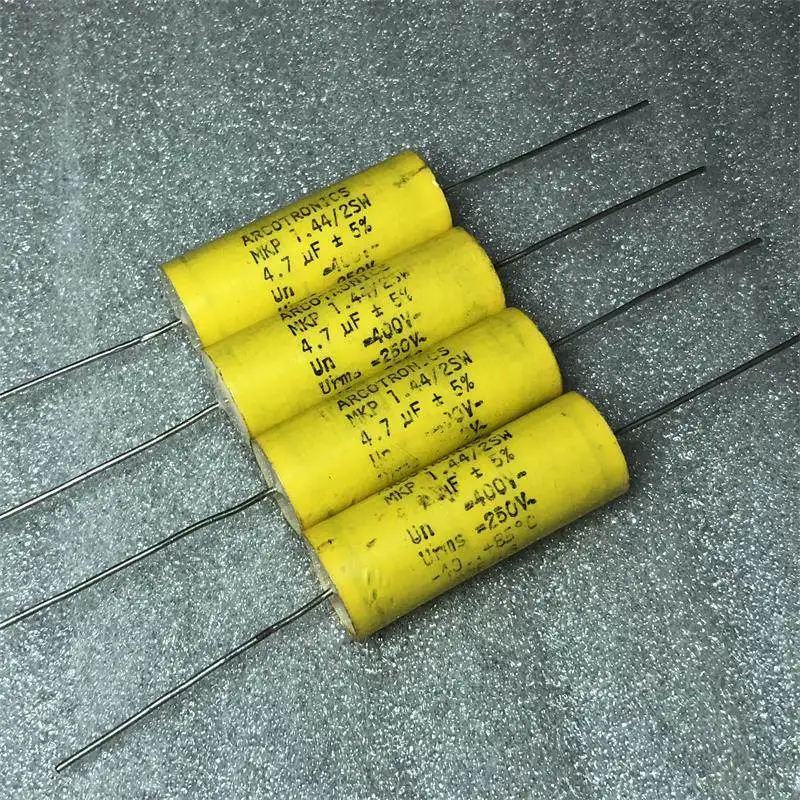 

2 шт./лот AECOTRONICS Mkp 4,7 мкФ 400 В тонкопленочный конденсатор с осевым разделением частоты