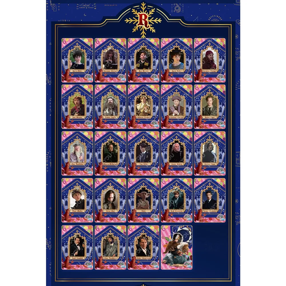 بطاقات مجموعة KAYOU Harry Potter الأصلية عالية الجودة لشخصية الفيلم الشعبي مميزة حصرية نادرة محدودة بطاقة هدية عيد الميلاد