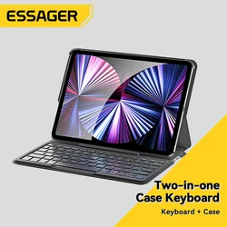 Etui Essager 2 w 1 klawiatura dla iPada 10. Generacji 10.9 cala 2022 bezprzewodowa klawiatura Bluetooth składane etui magnetyczne na Tablet