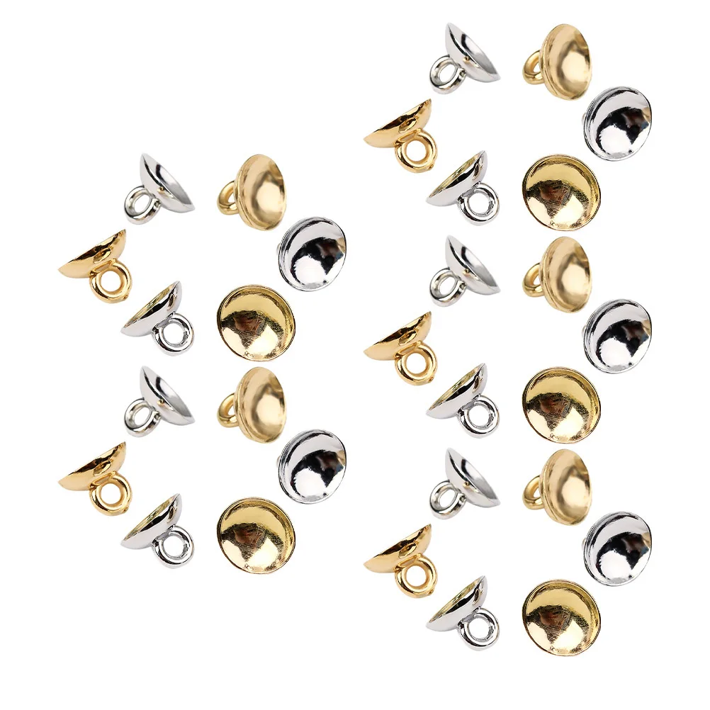

400Pcs Pearl Pendant Connector Eye Pin Bails Long-Lasting Alloy Jewelry Making Supplies DIY Craft Accessories Beads Findings