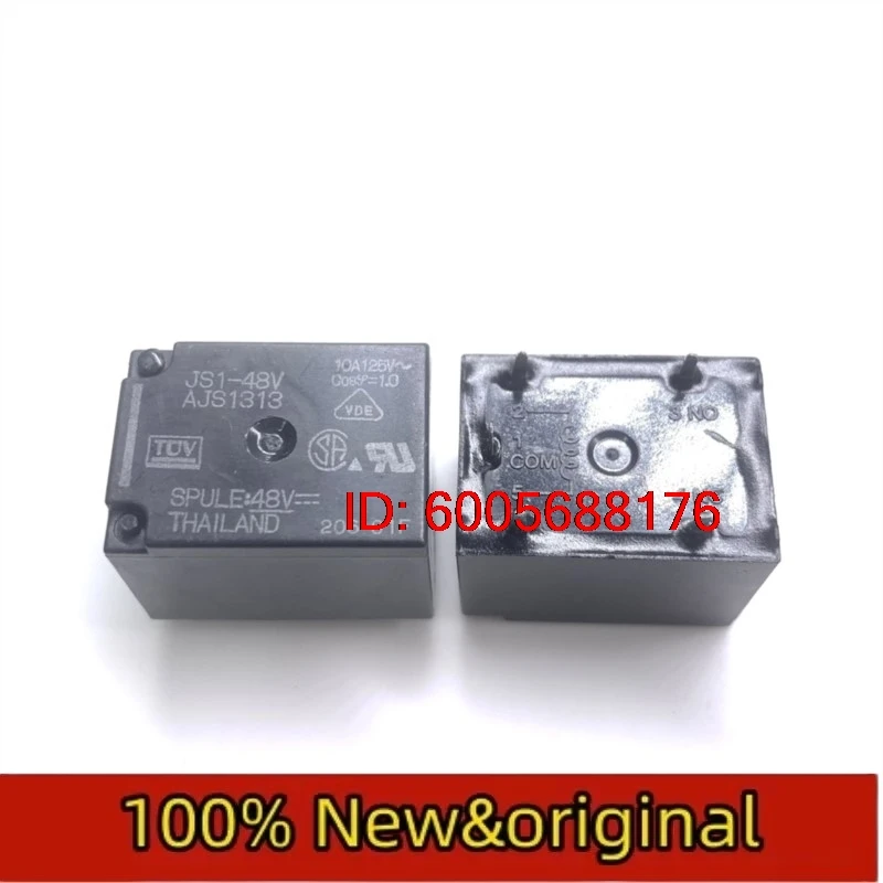 10PCS The Relay:JS1-48V AJS1313 Original & Brand New