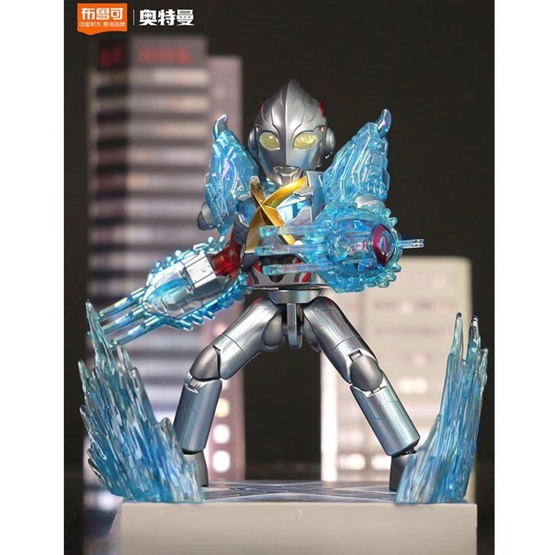 Ultraman Bruko Shining Edition Ninth Edition Ultraman X Model Figure Creative Handsome Desktop Ornament Educational Toy Gift