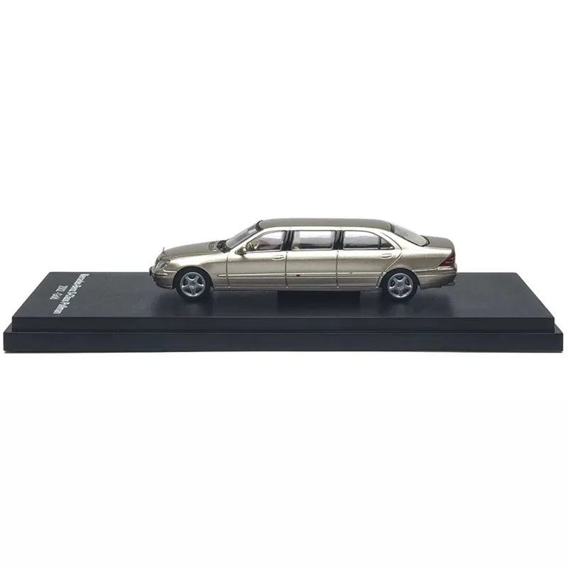 AR BOX 1:64 Scale E2022 S-Class W220 Pullman Extended Version Alloy Car Model For Collection Display & Holiday Gifts Toys