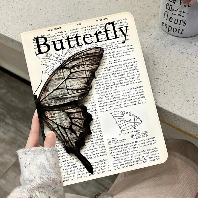 

With Pencil Holder Cover for Ipad Mini 6 Case Ipad 5th 6th Generation 10.2 7th 8th 9th Gen IPad Air 5 Air 4 10.9 Butterfly Print