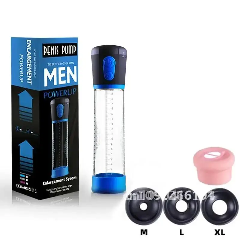 Electric Penis Pump Vacuum Enlargement Pump Men Automatic Penis Extend Penile Sex For Training Erection Adult Enlarger Toys Male