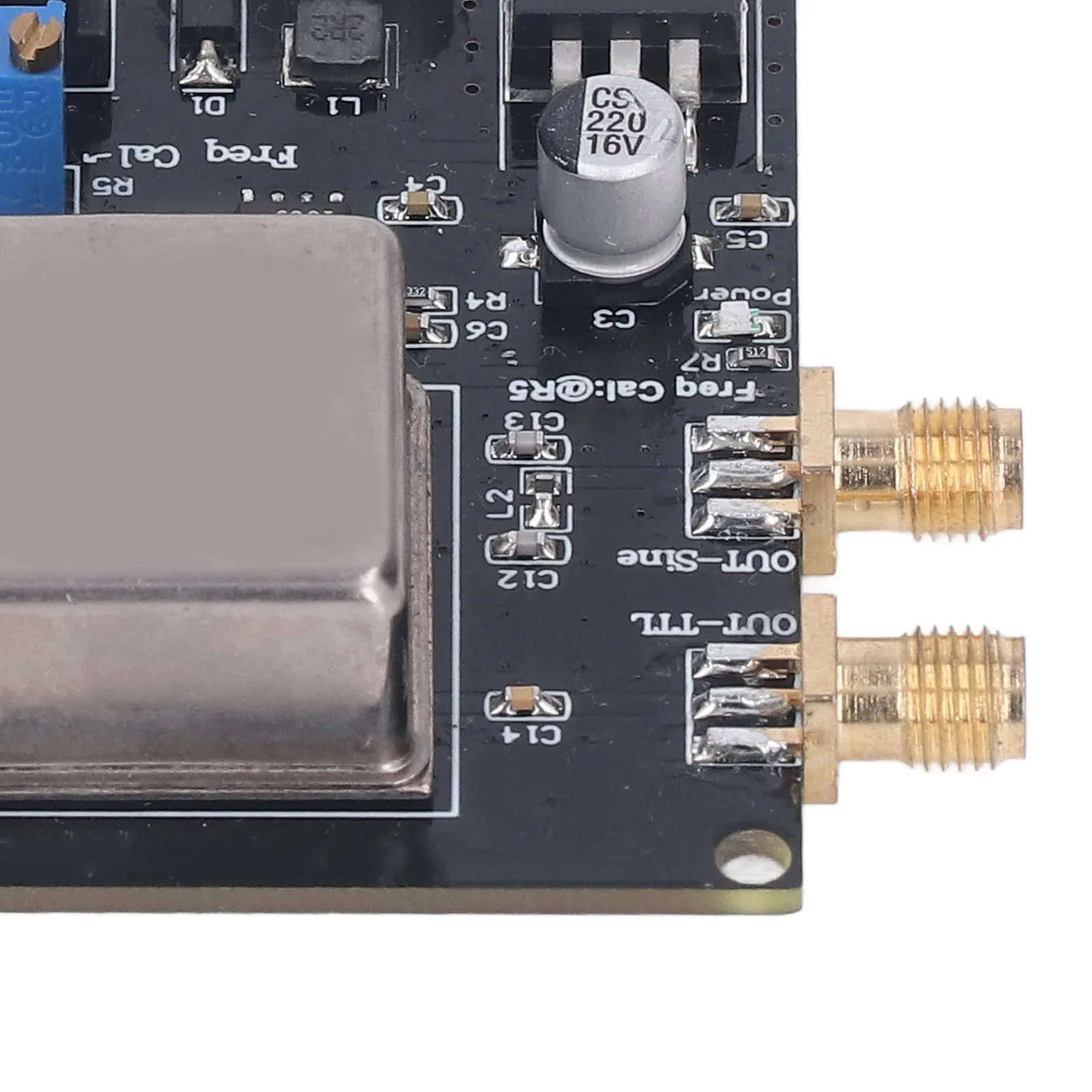 10MHz Frequency Standard Module SMA Female Interface Crystal Oscillator Constant Temperature Board for Shortwave Radio