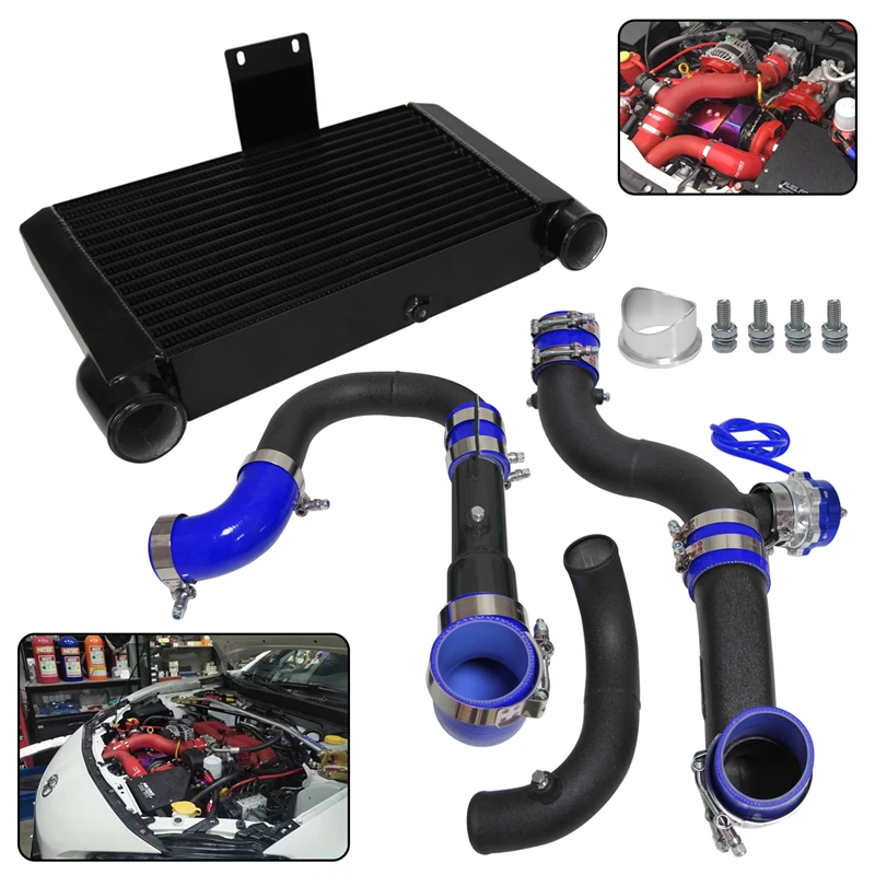 

Upgrade Intercooler Kit For Toyota 86 GT86 Subaru BRZ Scion FR-S 13-21+50MM BOV Black/Blue/Red