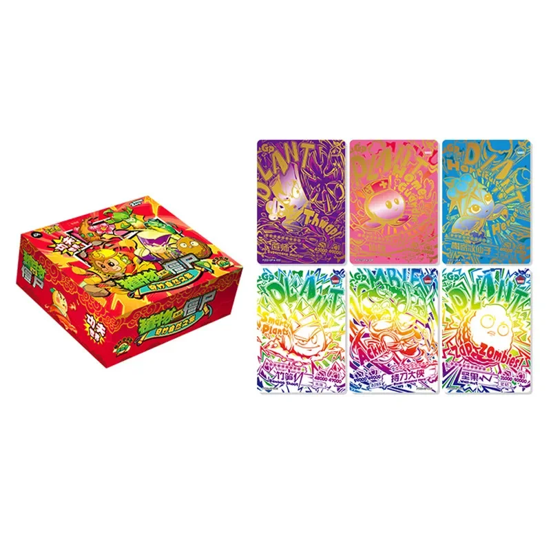 KAYOU Plants vs. Zombies Cards Transtemporal Adventure Game Peripherals Rare UR AR PR Collectible Card Cartoon Toys Gift