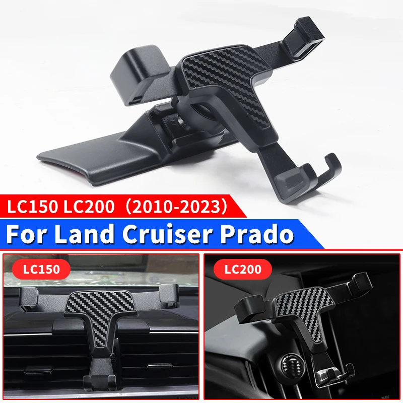 

For Toyota Land Cruiser Prado 150 200 2010-2023 2022 Dedicated Mobile Phone Holder LC150 LC200 FJ150 FJ200 Interior Accessories