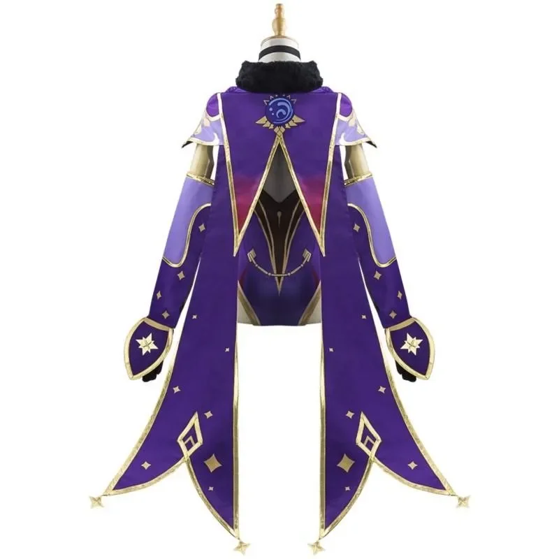 Gioco Genshin Impact Mona Anime Costumi Cosplay Costume di Halloween per le donne Ganyu Cosplay Feminino Parrucca uniforme Abbigliamento