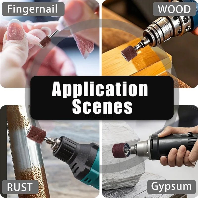 

ELEG-для вращающегося инструмента, набор шлифовальных барабанов, 132 шт., шлифовальная машина из оксида алюминия, 120 шт., шлифовальные втулки с зернистостью 120