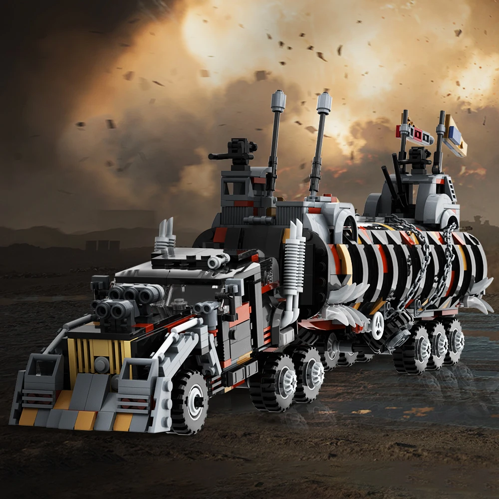 

MOC MAD MAX Fury Road Tatra T815 "The War Rig" Apocalyptic Truck Bricks Truck Model Movie Building Block Kids Toy Birthday Gift