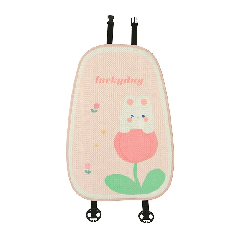Car seat four seasons general purpose cartoon lovely woman breathable comfortable car interior seat cushion
